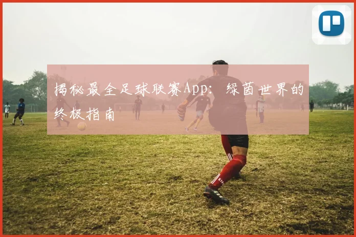 揭秘最全足球联赛App：绿茵世界的终极指南